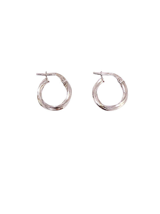 Buhay Earrings Hoops made of Silver