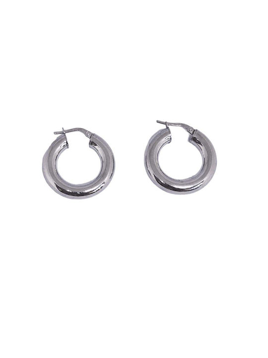 Buhay Earrings Hoops made of Silver