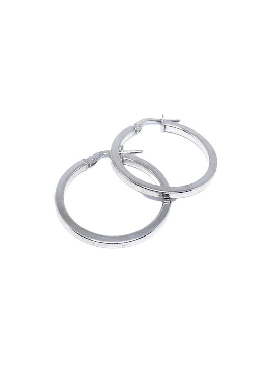 Buhay Earrings Hoops made of Silver