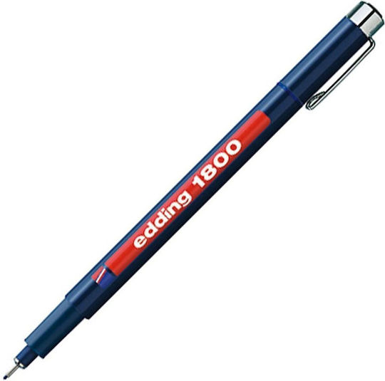 Edding 1800 Μαρκαδόρος Σχεδίου Μπλε 0.1mm
