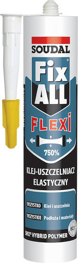 Soudal Polymer Sealant Silicone for Wood Gray 290ml