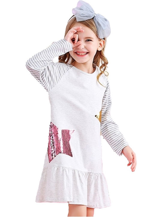 Vikita Kids Dress Grey