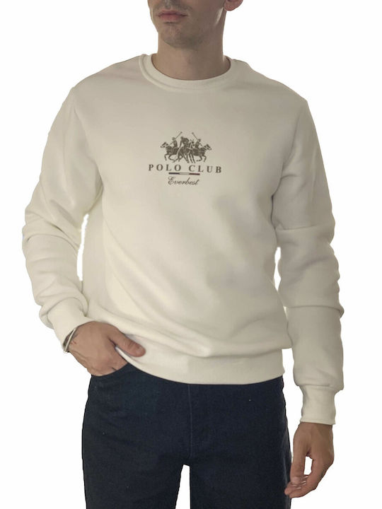 Everbest Men's Sweatshirt white