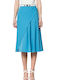 Matis Fashion Set with Midi Skirt in Turquoise color