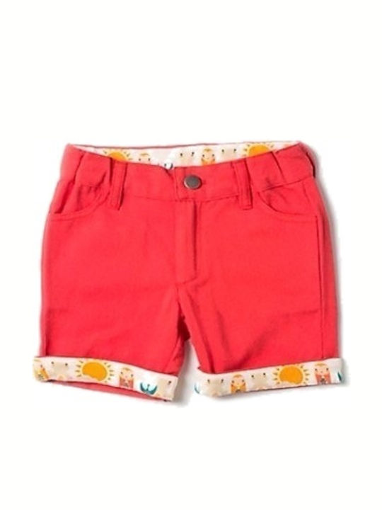 Little Green Radicals Kids' Shorts/Bermudas Fabric Red