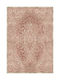 Klonaras Velvet 4435 Teppich Rund Synthetisch,Polyester/Cotton/Leather Rose