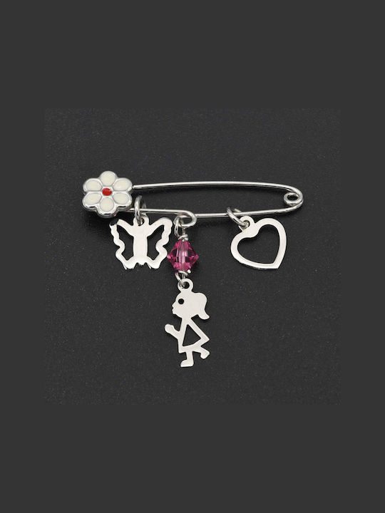 Child Safety Pin made of Gold 9K