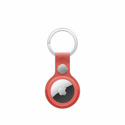 Apple Finewoven Key Ring Θήκη Μπρελόκ Δερμάτινη για AirTag Coral