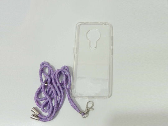 Umschlag Rückseite Silikon Transparent (Nokia 5.3)