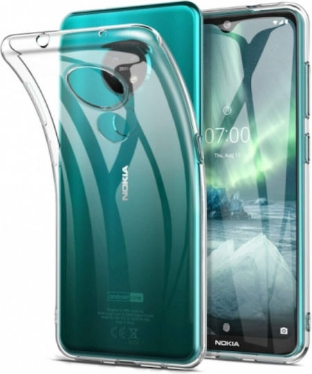 Back Cover Σιλικόνης 1.2mm Διάφανο (Nokia 3.4)
