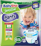 Babylino Sensitive Sensitive Πάνες Βρακάκι No. 6 για 13-18kg 23τμχ