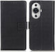 Mad Mask Brieftasche Leder Schwarz (Huawei Nova 11 Pro)