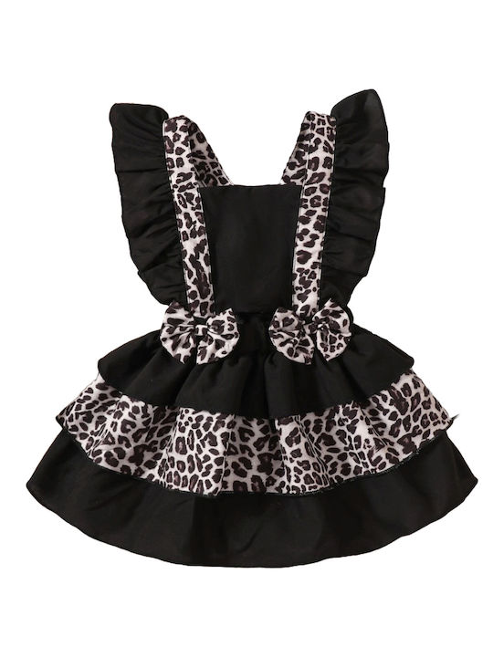 TakTakBaby Rochie pentru Copii Animal Print Fără mâneci black