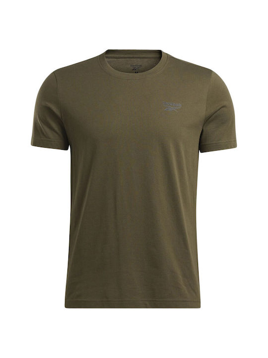 Reebok Identity Ανδρικό T-shirt Κοντομάνικο ARMY GREEN