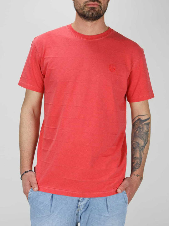 Superdry "vintage Texture" Men's Short Sleeve Blouse RED