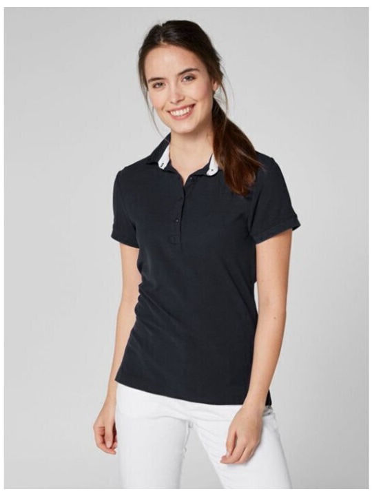 Helly Hansen Damen Polo Bluse Kurzarm Blue