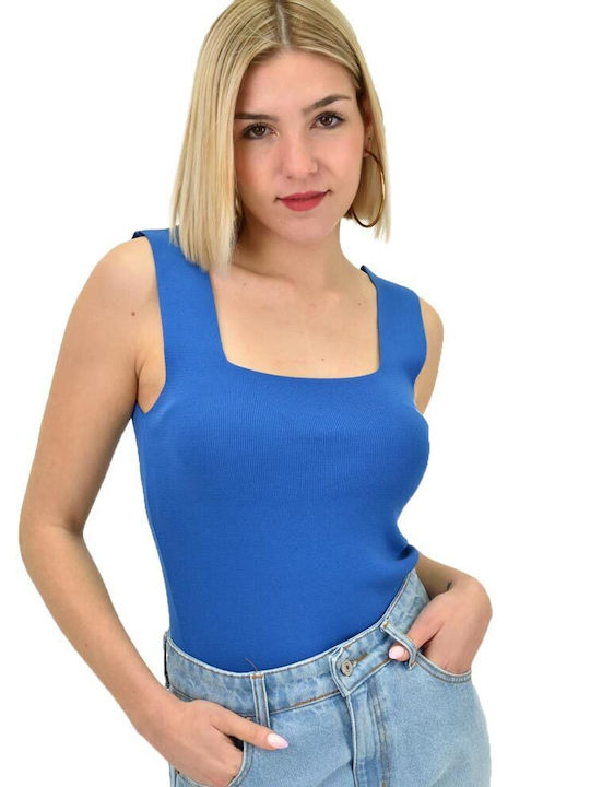 Potre Damen Pullover Blue Roulette