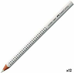 Faber-Castell Jumbo Pencil White 12pcs