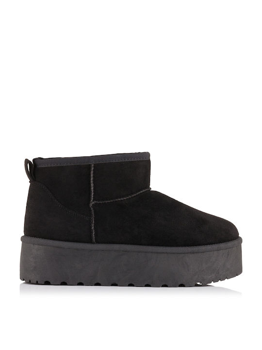 Plato Stiefeletten Damen Schwarz