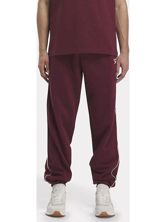 Παντελόνι Φόρμας με Λάστιχο Classic maroon