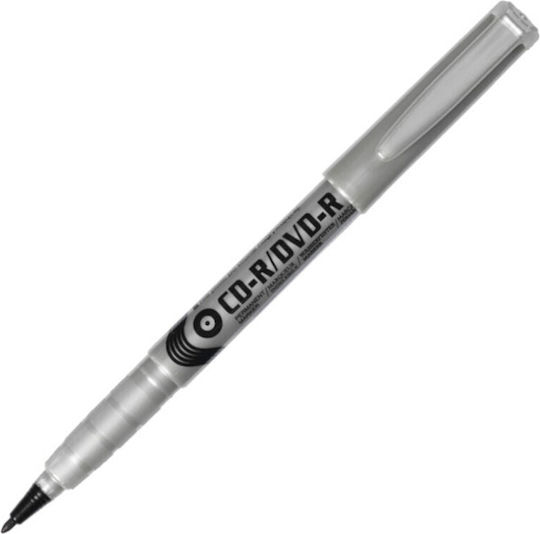 Pentel Μαρκαδόρος για CD/DVD Μαύρος 0.8mm