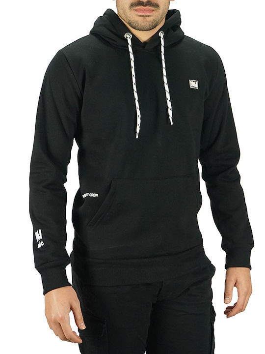 Everbest Men's Sweatshirt with Hood and Pockets black