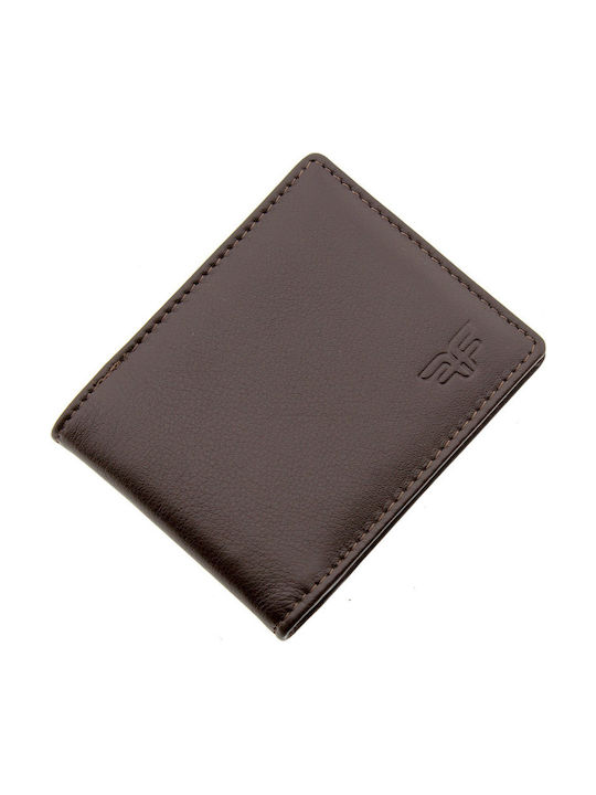 Forest Men's Leather Card Wallet Brown