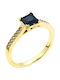 Fa Cad'oro Единичен камък от Злато 14K