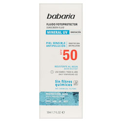 Babaria Waterproof Sunscreen Lotion Face SPF50 50ml