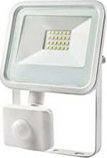 EDM Grupo Wasserdichter LED Flutlichter 20W Kaltweiß 6400K mit Bewegungssensor IP65