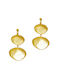 Gregio Earrings made of Silver Gold Plated