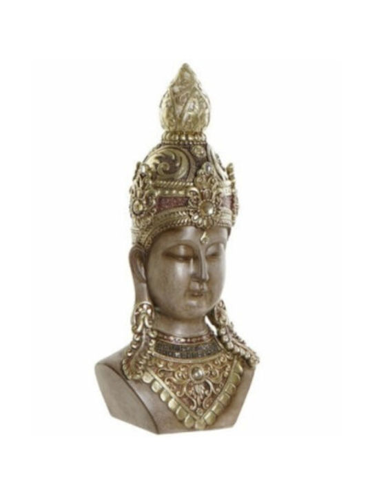 DKD Home Decor Decorativ Buddha din Polirășină S3019745 15x9x30cm 1buc