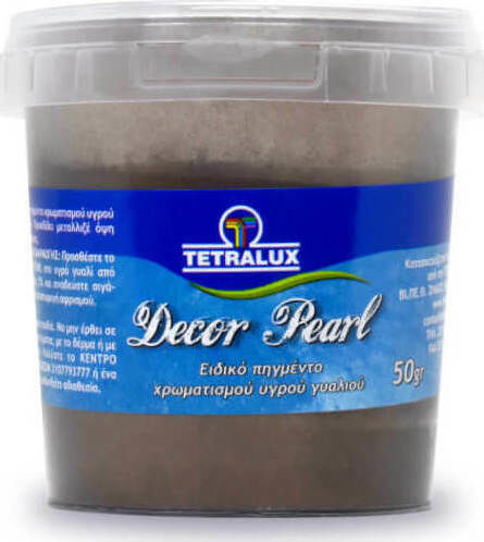 Tetralux Decor Pearl Flüssige Handwerksfarbe Braun Für Flüssiges Glas 50gr