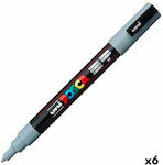 BigBuy Marker acrilic Grey 1buc