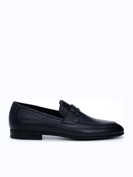 Men's Leather Moccasins Blue
