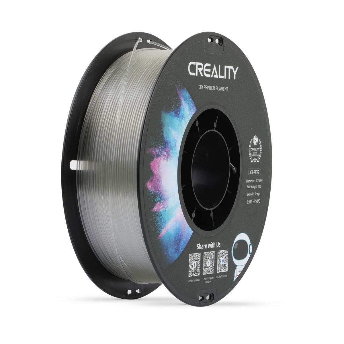 CR-PETG Filament Creality (Transparent)