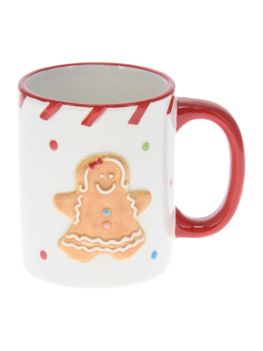 Koopman Weihnachts-Becher Weihnachts- Becher Höhe 9cm. 1Stück