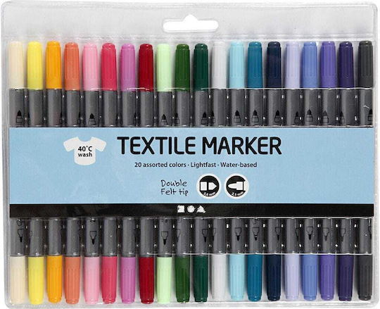 Creativ Company Markers Ειδικό Χρώμα Χειροτεχνίας για Ύφασμα