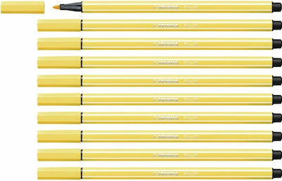 BigBuy Acrylic Marker Yellow 1pcs