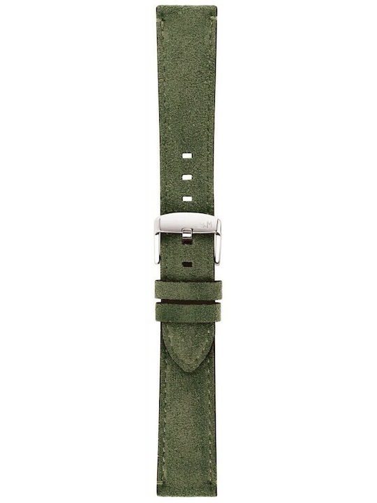Morellato Leather Strap Green 22mm