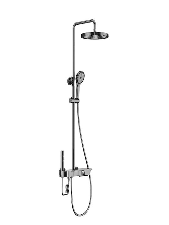 Sparke Shower Column with Mixer Gray
