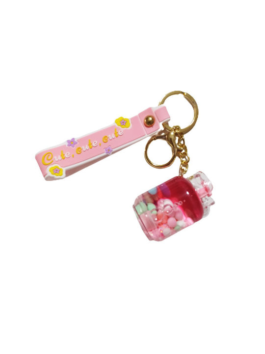 Keychain Cute Plastic Pink