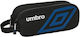 Umbro Fabric Black Pencil Case with 2 Compartments