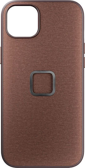 Peak Design Everyday Back Cover Υφασμάτινο 2mm Καφέ (iPhone 15 Plus)