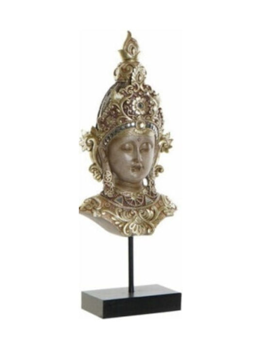 DKD Home Decor Decorativ Buddha din Metal S3019747 15x7x38cm 1buc