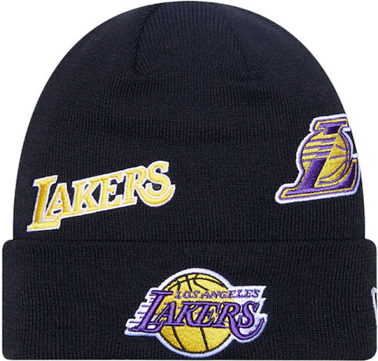 La Lakers Beanie Beanie Knitted in Black color