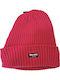 Beanie Unisex Beanie Gestrickt in Fuchsie Farbe