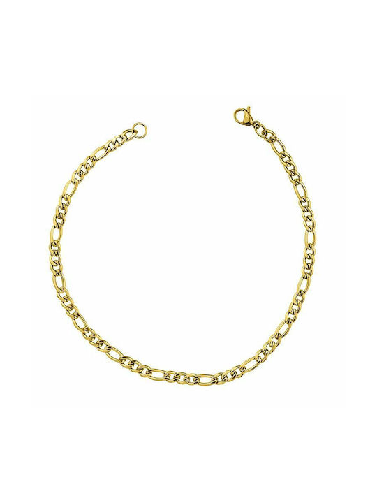 Amor Amor Chain Hand from Stainless Steel Gold-plated Length 18cm