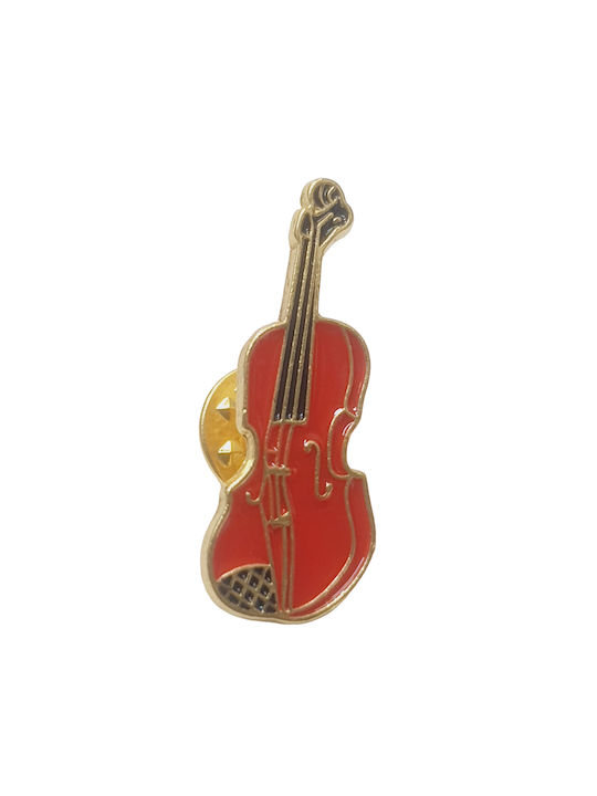 Molto Di Lusso Brass Pin Red