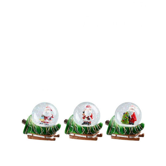 Weihnachtliche Schneekugel 6x5x7cm 1Stück